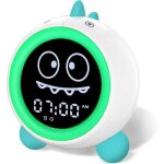 Réveil entraîneur de sommeil pour enfants - h - chin - dino - veilleuse machine sonore minuterie - vert ... Réveil entraîneur de sommeil pour enfants - h - chin - dino - veilleuse machine sonore minuterie - vert ...