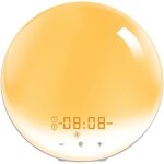 R�veil lumineux avec simulation de lever du soleil - coucher du soleil - double alarme et fonction snooze ...