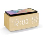 Rveil - amoune - modle en bois - charge sans fil - simulateur daube - led