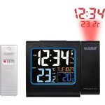 Réveil avec projection avec capteur la crosse technology wt552 noir Réveil avec projection avec capteur la crosse technology wt552 noir