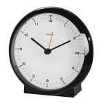 Réveil radio - piloté elegance pro sans tic - tac noir Réveil radio - piloté elegance pro sans tic - tac noir