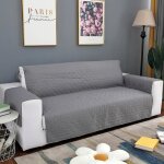 Protge canap - noname - 190x195 cm - tanche - lavable en machine - gris