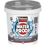 Revtement dtanchit - rubson - anti - infiltrations waterproof - gris - seau 1kg - rsiste aux uv