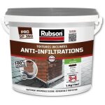 Revtement impermable - rubson - anti - infiltrations - 1kg - 100% silicone - rsistant aux uv