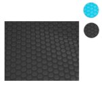 B�che thermique pour piscine - b�che solaire - rectangulaire - 8x4 m - noir - 400 �m