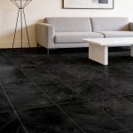 Rev�tement de sol pvc - dalles autocollantes - 5m� - pour salon - imperm�ables - 36 pi�ces - texture ...