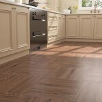 Rewallpaper dalle pvc adhesive sol bois marron lino sol adhesif pour chambre cuisine imperm�able 30cmx30cm ...