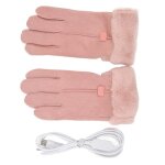Rho - gants chauffants pour femmes rose usb gants chauffants chauffe - mains conception dcran tactile ...