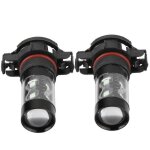 Rho - phare antibrouillard de voiture 2pcs h16 5202 8000k ice blue 100w 20leds phare ampoules kit antibrouilla ...