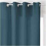 Rideau dameublement lilou effet velours 140 x 260 cm atmosphera - bleu