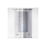 Rideau - oeillets - 140 x 260 cm - cylia - deux coloris - blanc