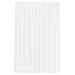 Rideau en dentelle floral - vidaxl - blanc - polyester - 260x300 cm - filtrant la lumi�re - occultant ...