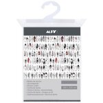 Rideau de douche - graphic design - peva - 180 x 200 cm - msv Rideau de douche - graphic design - peva - 180 x 200 cm - msv
