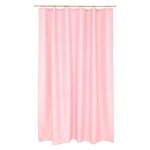 Rideau de douche - quartz rose - essentiel - polyester Rideau de douche - quartz rose - essentiel - polyester