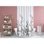 Rideau de douche tissu original polyester haute qualit� joli design branch� et moderne imperm�able anti ...