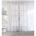 Rideaux et draperies enjoy home 2001bc300240 voilage sabl&eacute grande largeur 300x240cm avec 8 � illets ...