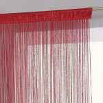 Rideau fil 90 x 200 cm atmosph�ra - rouge