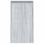Rideaux � fils - wiens - 2 pi�ces - gris clair - 100x250 cm - polyester - facile � installer - personnalisable ...