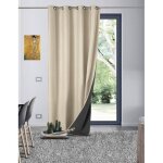 Alpes blanc - rideau thermique galena 140x260 cm - isolant et occultant confort int�rieur toutes saison ...