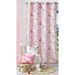 Rideau  ?illets 140x260 princesse licorne rose