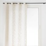 Rideau � ?illets effet lin igor 140x260cm naturel