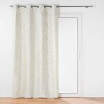 Rideau a oeillets 140 x 260 cm velours imprim� m�tallis� marius