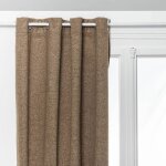 Rideau isolant / occultant soana beige 140x260cm - atmosphera createur dinterieur