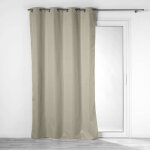 Douceur dint�rieur ? rideau occultant darko noisette 140 x 260 cm thermique jacquard