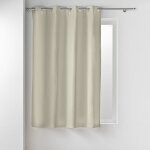 Rideau isolant thermique micropolar lin 135 x 180 cm - ?illets - lin