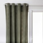 Rideau lilou vert kaki 140x260cm - atmosphera cr�ateur dint�rieur