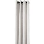 Rideau lin oeillets blanc naturel 140x250 Rideau lin oeillets blanc naturel 140x250