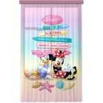 Rideau minnie pour chambre denfant - disney - 140x245 cm - rose