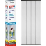 Rideau moustiquaire pour portes - zgeer - 95x220 cm - anthracite - sans per�age - 4 lamelles - fibre ...