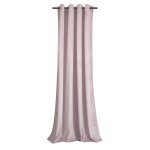 Rideau - non spcifi - rose poudr - 140x250 cm - velours - occultant