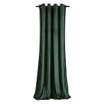 Rideau - non spécifié - vert bouteille - 140x250 cm - occultant - velours Rideau - non spécifié - vert bouteille - 140x250 cm - occultant - velours