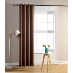Rideau occultant 140 x 260 cm - couleur: occultant taupe fonce - occultant taupe fonce$beige - taille ...