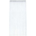 Rideau occultant anti - mouche - pzcc - 100x200 cm - blanc - 100% polyester - panneaux en corde - lurex ...