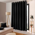 Rideau occultant grande largeur 300x240 basic noir Rideau occultant grande largeur 300x240 basic noir