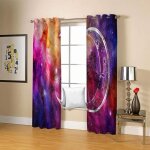Rideau occultant - marque inconnue - violet - isolant thermique et phonique - 80x240cm x 2pcs