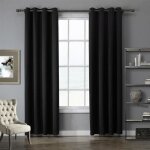 Rideaux occultants isolant thermique phonique - pour fenêtre - noir - 140 x 240 cm Rideaux occultants isolant thermique phonique - pour fenêtre - noir - 140 x 240 cm