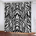 Rideaux occultants isolant thermiquesrideau art de motif noir et blanc impression num�rique 3d 135x240cm[8887] ...