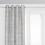 Rideau occultant seth 140x260cm gris clair - atmosphera cr�ateur dint�rieur