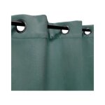 Rideau occultant thermique velours frappé vert doublure polaire 140x240cm - prêt à poser atout ciel Rideau occultant thermique velours frappé vert doublure polaire 140x240cm - prêt à poser atout ciel
