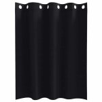 Rideaux occultants - wiens - 2 pi�ces - 140x140 cm - noir - polyester - occultation 80% - 90% - design ...