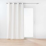 Rideau � ?illets 135 x 260 cm ? polycoton ? twily blanc