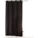 Rideau à ?illets 140 x 260 cm en microfibre unie ? absolu noir Rideau à ?illets 140 x 260 cm en microfibre unie ? absolu noir