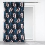 Rideau � oeillets 140 x 260 polyester imprim� belline bleu