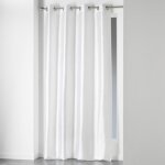 Rideau - shana - voilage - blanc - 140x240 cm - effet soie sauvage Rideau - shana - voilage - blanc - 140x240 cm - effet soie sauvage