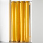 Rideau - shana - tamisant - jaune - uni - ?illets - 140x240 cm