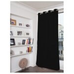 Rideau phonique occultant et thermique moondream noir 140x260 cm Rideau phonique occultant et thermique moondream noir 140x260 cm